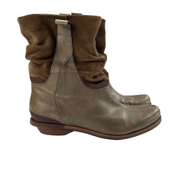 Patagonia Women's Addie Boot Peat Brown Slouch Leather and Suede Size 9.5 - Picture 1 of 8